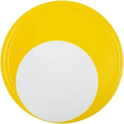 Tarjoilu^Aarikka tarjotin Ø 38 cm tuliainen keltainen