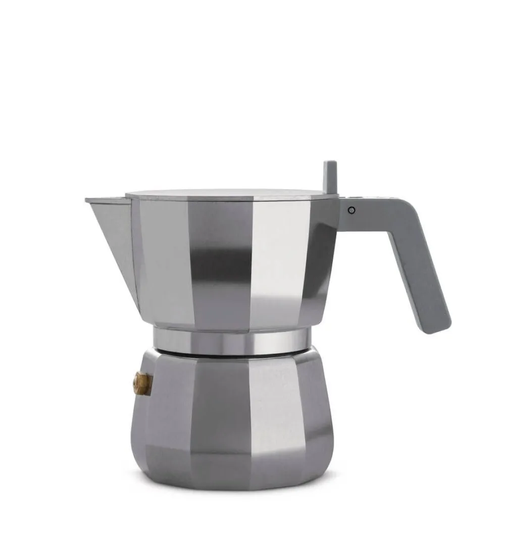 Juoma- Ja Baaritarvikkeet|Tarjoilu^Alessi MOKA Espresso pannu 3:lle kupille alumiini