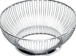Tarjoilu^Alessi Pyöreä teräslankakori