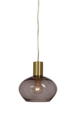 Sisustusvalaisimet^ Aneta Lighting Bell Ikkunavalaisin mattamessinki/savulasi