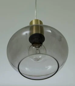 Sisustusvalaisimet^ Aneta Lighting Bell Ikkunavalaisin mattamessinki/savulasi