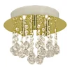 Sisustusvalaisimet^ Aneta Lighting kattoplafondi Madelene ø 26 cm messinki