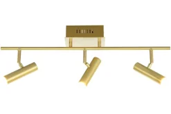 Sisustusvalaisimet^ Aneta Lighting kattospotti Artic LED  suora 3-os. mattamessinki