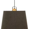 Sisustusvalaisimet^ Aneta Lighting kattovalaisin Geilo 45 musta/harmaa/puu