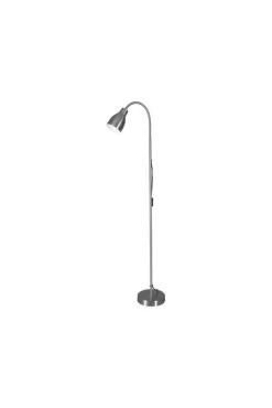 Sisustusvalaisimet^ Aneta Lighting Lattiavalaisin Sarek teräs