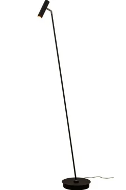 Sisustusvalaisimet^ Aneta Lighting lattiavalaisin Artic LED musta/teräs
