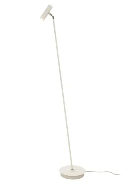 Sisustusvalaisimet^ Aneta Lighting lattiavalaisin Artic LED valkoinen/teräs