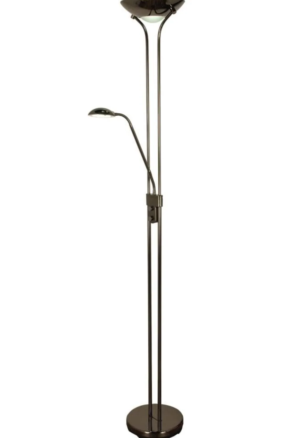 Sisustusvalaisimet^ Aneta Lighting lattiavalaisin Nice LED uplight mustakromi