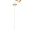 Sisustusvalaisimet^ Aneta Lighting lattiavalaisin Bow 3-os. valkoinen