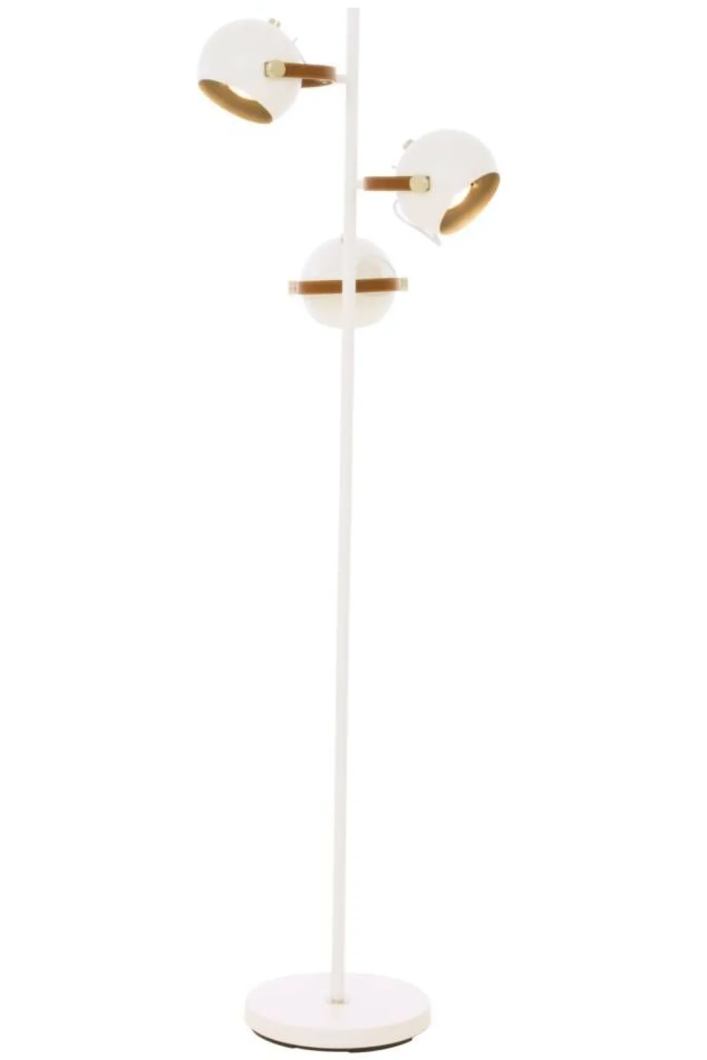 Sisustusvalaisimet^ Aneta Lighting lattiavalaisin Bow 3-os. valkoinen