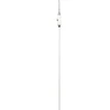 Sisustusvalaisimet^ Aneta Lighting led lattiavalaisin Hero valkoinen/kromi
