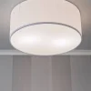 Sisustusvalaisimet^ Aneta Lighting plafondi Bendir ø 38 valkoinen rypytetty