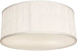Sisustusvalaisimet^ Aneta Lighting plafondi Bendir ø 38 valkoinen rypytetty