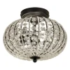 Sisustusvalaisimet^ Aneta Lighting plafondi Edda musta