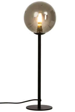 Sisustusvalaisimet^ Aneta Lighting pöytävalaisin Molekyl 43 cm musta/savulasi