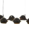Sisustusvalaisimet^ Aneta Lighting riippuvalaisin Bow 6-os. musta