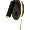 Sisustusvalaisimet^ Aneta Lighting seinävalaisin Ace LED musta