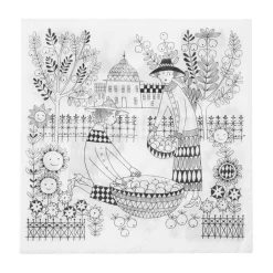 Kertakäyttö^Arabia Emilia paperiservetti 33x33 cm 20 kpl