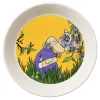Astiat^Moomin Arabia Muumi lautanen 19 cm Hemuli keltainen
