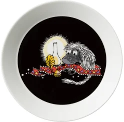 Astiat^Moomin Arabia Muumi Lautanen Esi-isä 19 cm musta