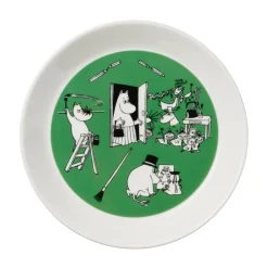 Astiat^Moomin Arabia Muumi lautassetti Piirustus & Joulu