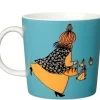 Astiat^Moomin Arabia Muumi muki Mymmelin äiti 0,3 L turkoosi