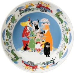 Tarjoilu^Moomin Arabia Muumi Tarjoilukulho Ystävyys 23 cm