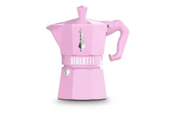 Juoma- Ja Baaritarvikkeet|Tarjoilu^Bialetti espressokeitin 3 k. Moka Exclusive vaal.punainen