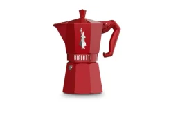 Juoma- Ja Baaritarvikkeet|Tarjoilu^Bialetti espressokeitin 6 k. Moka Exclusive punainen