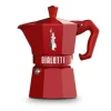 Juoma- Ja Baaritarvikkeet|Tarjoilu^Bialetti espressokeitin 3 k. Moka Exclusive punainen