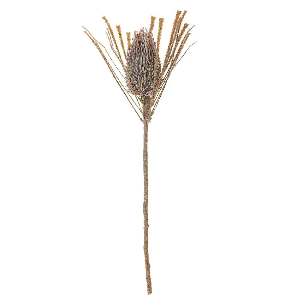Koriste-Esineet^Bloomingville koristeoksa Palmflower ruskea