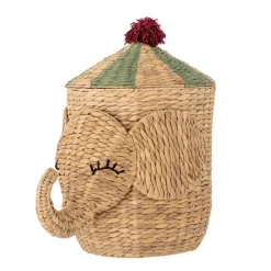 Lastenhuone|Säilytyskorit Ja Laatikot^Bloomingville Mini kori Bobo Basket kannella natural