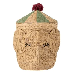 Lastenhuone|Säilytyskorit Ja Laatikot^Bloomingville Mini kori Bobo Basket kannella natural
