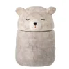 Lastenhuone^Bloomingville Mini rasia Puk kannella harmaa