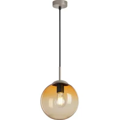 Sisustusvalaisimet^Briloner Classik Amber riippuvalaisin amber/satiini 20 cm