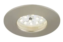 Kosteantilanvalaisimet^Briloner LED alasvalo 5W IP44 harjattu teräs