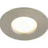 Kosteantilanvalaisimet^Briloner LED moduuli 5W IP44 ulkokäyttöön harjattu teräs