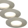 Kosteantilanvalaisimet^Briloner LED moduuli 3x5W harjattu teräs