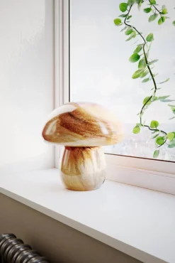 Sisustusvalaisimet^By Rydu00e9ns By Rydéns pöytävalaisin Mira Mushroom luonnonvärinen