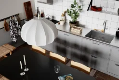 Sisustusvalaisimet^By Rydu00e9ns By Rydéns riippuvalaisin Ebba Ø60 cm valkoinen