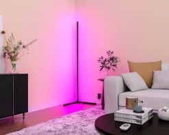 Sisustusvalaisimet^Calex lattivalaisin Smart RGB + 3000K