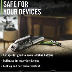 Paristot|Lamput Ja Valaisintarvikkeet^Coast paristo AAA USB-C 1.5V 4 kpl sis. latauskaapelin