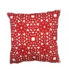 Sisustustekstiilit^Create Home tyyny Kukka 45x45 cm punainen puuvilla
