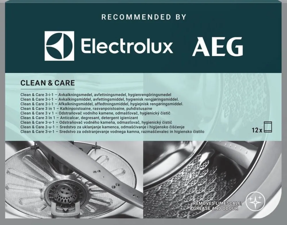 Kodinkonetarvikkeet|Astianpesu^Electrolux rasvan- ja kalkinpoistaja Clean and Care 3 in 1
