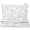 Lastenhuone|Vuodetekstiilit^Familon Norppa Organic lasten pl+tl setti  mustavalk 120x160/40x60