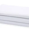 Vuodetekstiilit^Familon Percale Organic aluslakana valkoinen 150x270