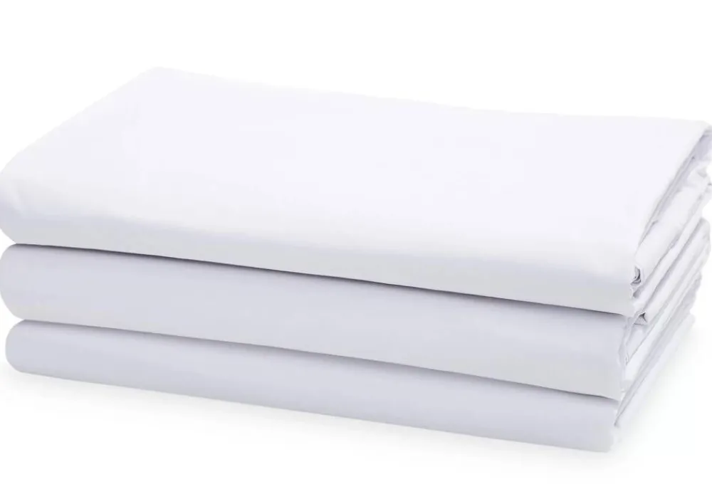 Vuodetekstiilit^Familon Percale Organic aluslakana valkoinen 180x270