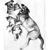 Vuodetekstiilit^Finlayson pussilakanasetti Selviytyjät 150x210+50x60 musta/valkoinen