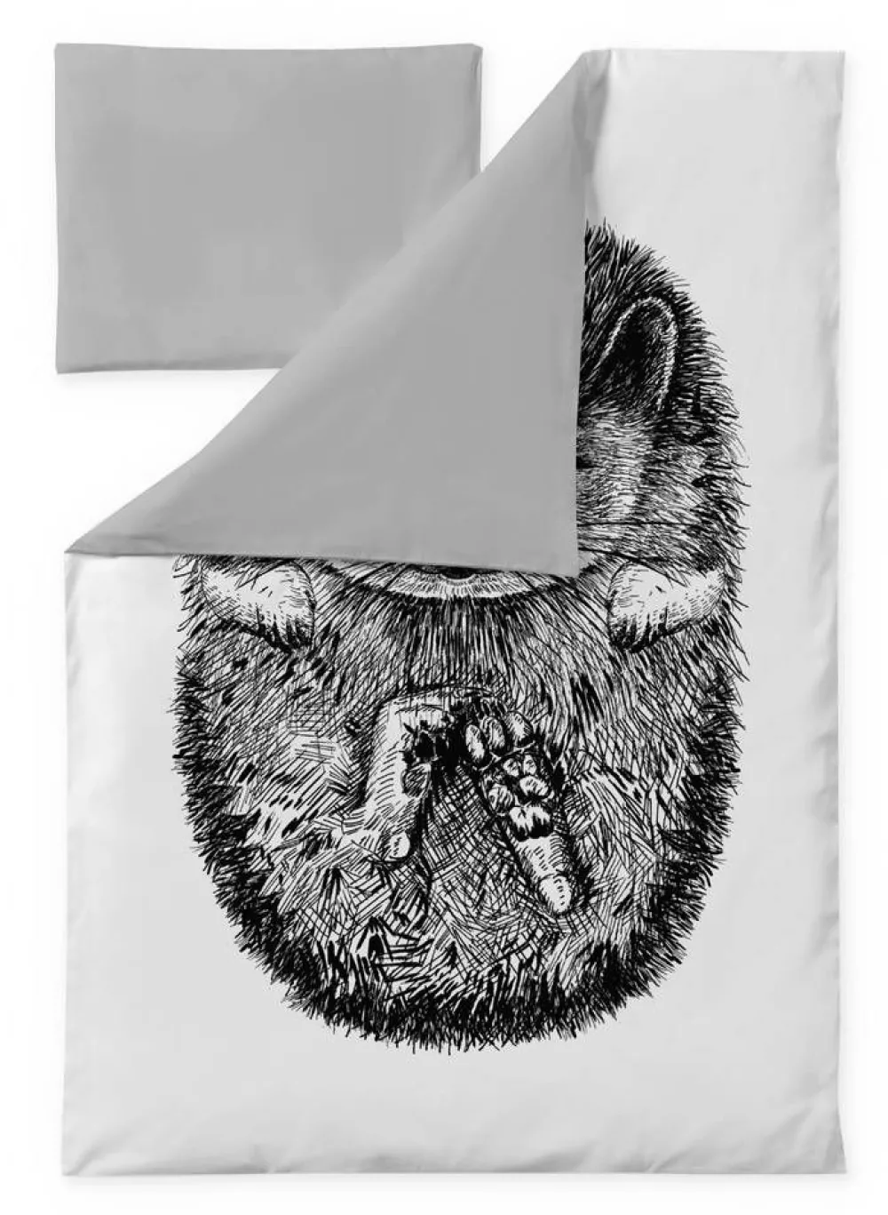 Lastenhuone|Vuodetekstiilit^Finlayson vauvan pussilakanasetti Siili 85x125+40x60 cm mu/va