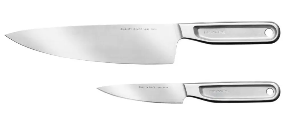 Veitset Ja Leikkuulaudat^Fiskars All Steel kokinveitsisetti 2 kpl